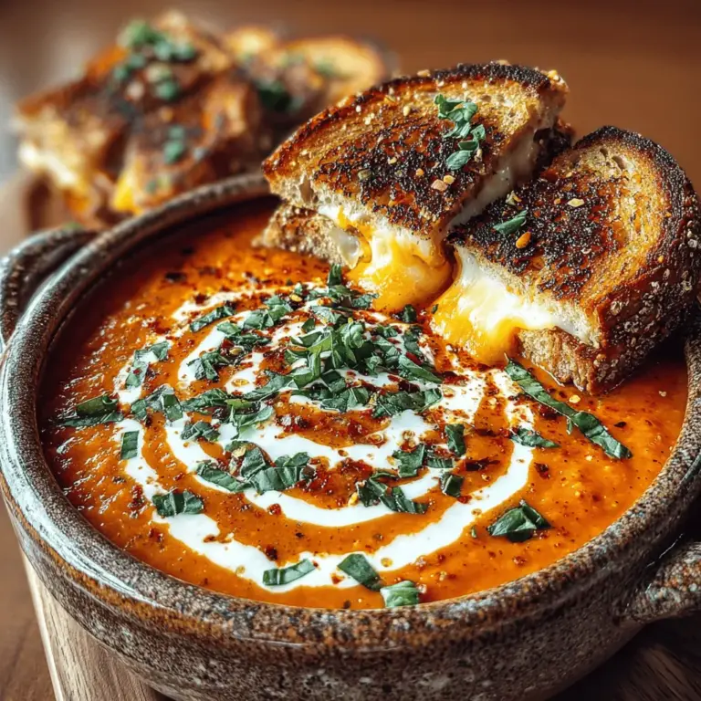 To truly appreciate the beauty of "Tomato Basil Bliss with Crunchy Cheese Delight," it’s essential to delve into its key components. Each ingredient plays a vital role in creating a harmonious symphony of flavors that culminate in a bowl of soup paired with a perfectly grilled cheese sandwich.